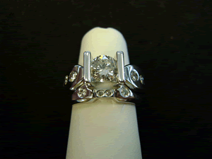 Dual Band Diamond Ring