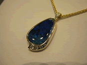 deep blue necklace